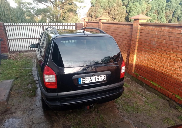 Opel Zafira cena 7000 przebieg: 364000, rok produkcji 2004 z Czarna Białostocka małe 92